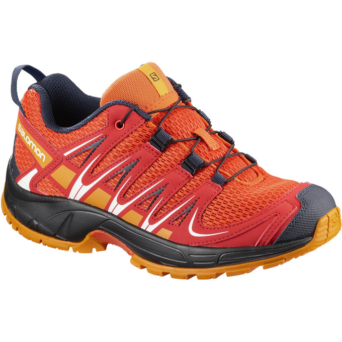 Chaussures De Trail Running Salomon Enfant Orange - Salomon XA PRO 3D K - France (8956-NLEOI)